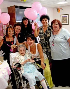 Centenarian marks milestone with family, friends
