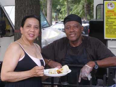 Gracias, councilwoman – Relieved food vendors fete official with fine fare