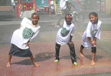 Youths Pal around with cops for summer