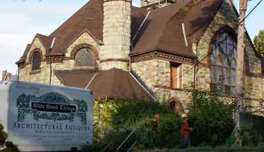 Call it the ‘Green’ church; Salvage crews move in to sell whatever doesn’t move