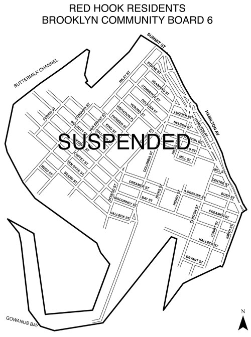 Parking hiatus moves to Red Hook