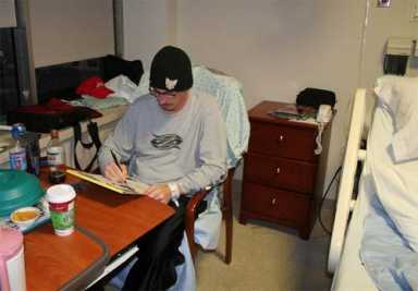 Illustrator given a ray of light – Partnership with Brooklyn writer gives stricken dad hope