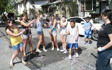 West 10th St. revels in summer fun