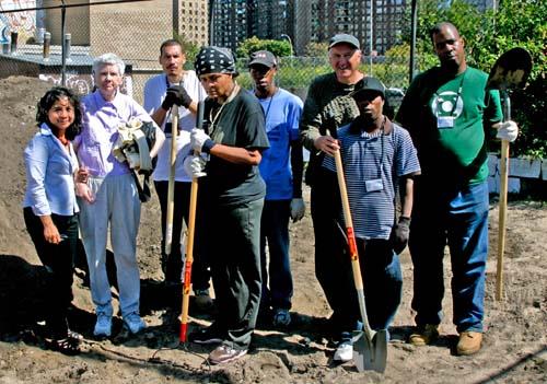 Work underway on Surf Avenue Sea Garden