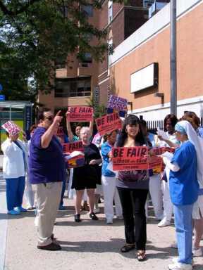 ‘Sick’ and tired – Victory staffers hit the streets