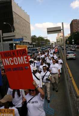 United we stand and march! Campaign trumpets education