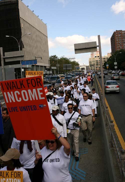 United we stand and march! Campaign trumpets education