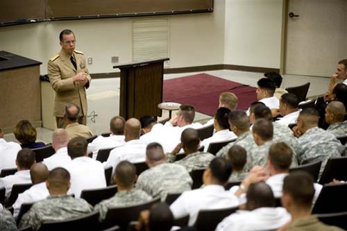 Admiral spurs on recruiters
