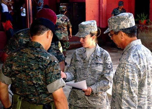 Aid mission brings airman back home