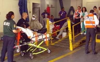 LMC drills for emergency – LMC staff simulates dangerous chlorine spill