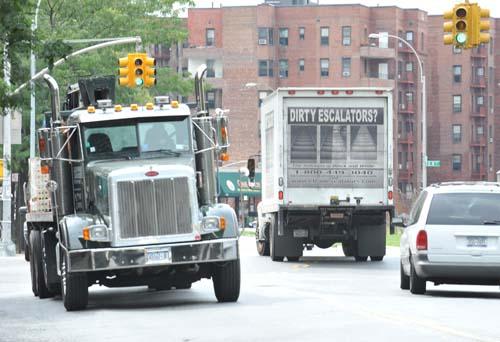 Truck cargo raises safety concern
