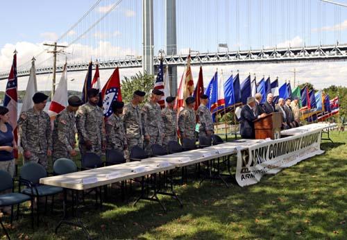 Residents sign ‘covenant’ with U.S. troops overseas
