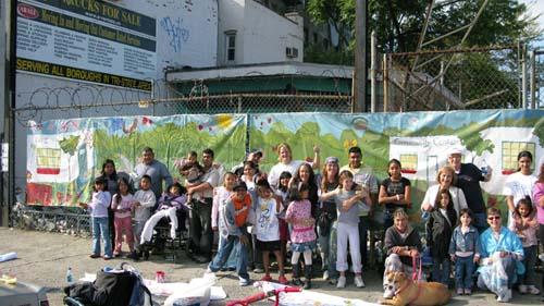 Volunteers turn Kensington lot green – Community uses paint to turn eyesore into neighborhood work of art