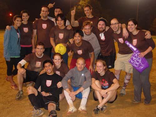 Bacon Bits taste glory at finals – After defeating the John Cougar Mellencamps, team takesr Kickball League champs
