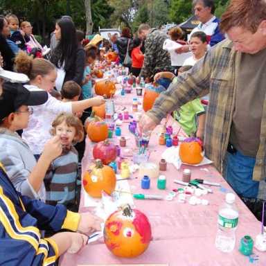 Pumpkins get pretty in advance of the witching hour
