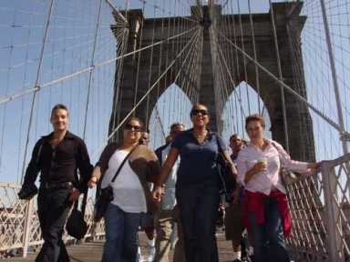 Making strides against HIV/AIDS – Activists march across Brooklyn Bridge to urge pols to work towards ending disease