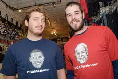 Barack has a leg up – Obama shirts far outsell McCain gear