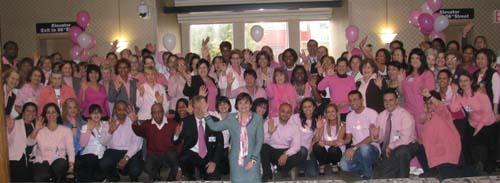 Pink power strikes a blow against breast cancer