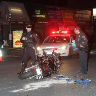 S’head Bay motorcyclist struck