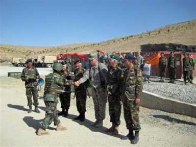 Help for expanding Afghan army