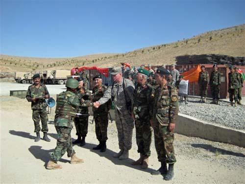 Help for expanding Afghan army