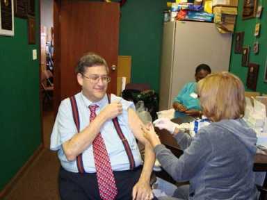 A shot in the arm for the councilman