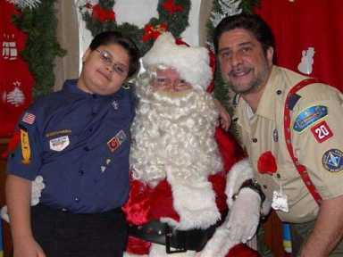 Here comes Santa Claus