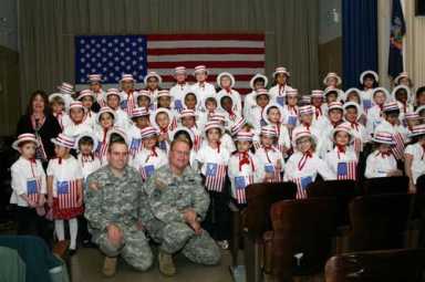 Star spangled salute to vets at P.S. 216