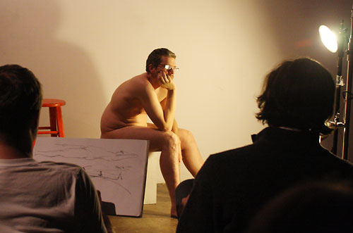 The poser: Gersh Kuntzman is all nude!