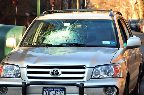 Pedestrian run down on Eighth Avenue!