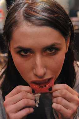 Red, white and tattoo!