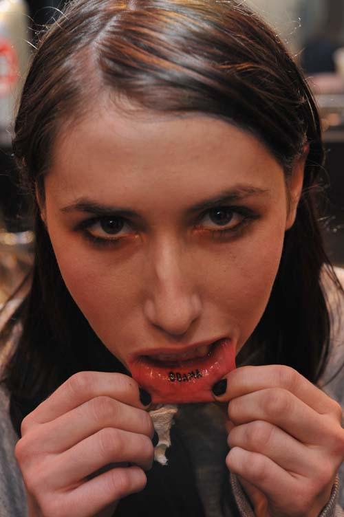 Red, white and tattoo!