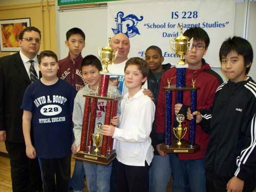 Boody is royalty on the checkered board-Chess players win novice level at 43rd Annual Greater New York Scholastic Championship