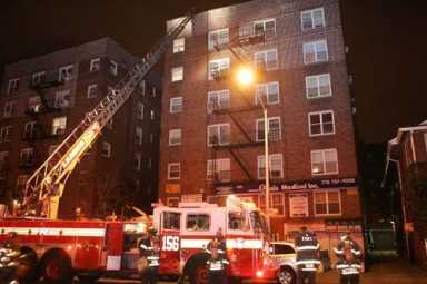 High-rise fire on Ocean Avenue
