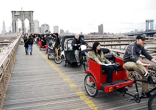 Hail and farewell to calf-powered cabs