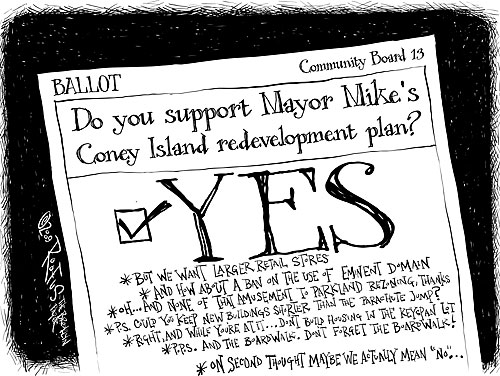 Our cartoonist on Coney