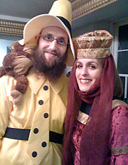 Rabbi in costume helps bust shul house rocker