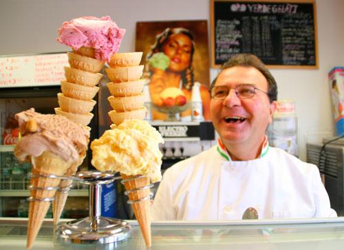 The greatest gelato — in a tanning salon?
