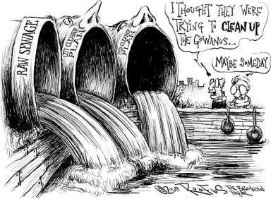 Cartoon: The canal is really a mess