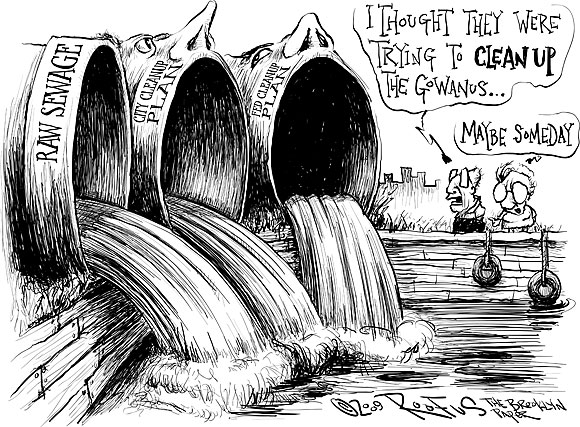 Cartoon: The canal is really a mess
