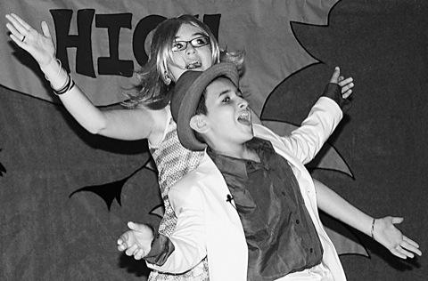 Students go from the classroom to the stage