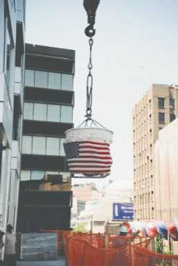 ‘Topping out’ toast 400 feet over DeKalb Avenue
