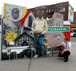 New mural debuts at Parkside subway station