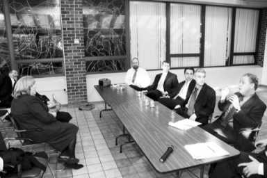 Candidates cross paths on way to Council