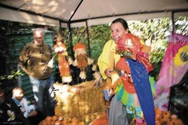 Halloween trick or treating with social consciousness