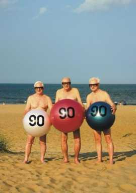 Brooklyn senior poses nearly nude