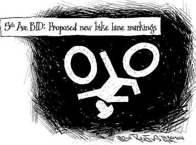 What if the city removes the bike lane on Fifth Avenue?