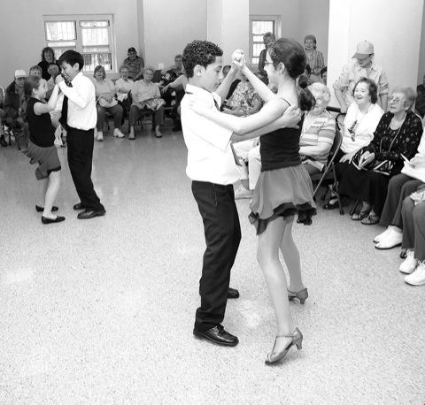 P.S. 100 students entertain Trump Village