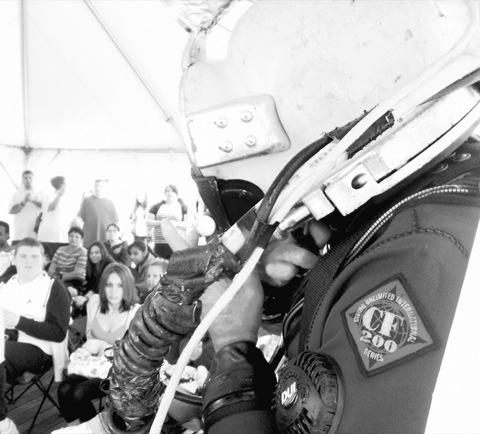 Youngsters give School of fish some company