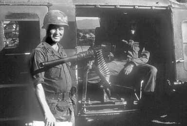 It’s been a long flight for Hueys from LZ X-Ray